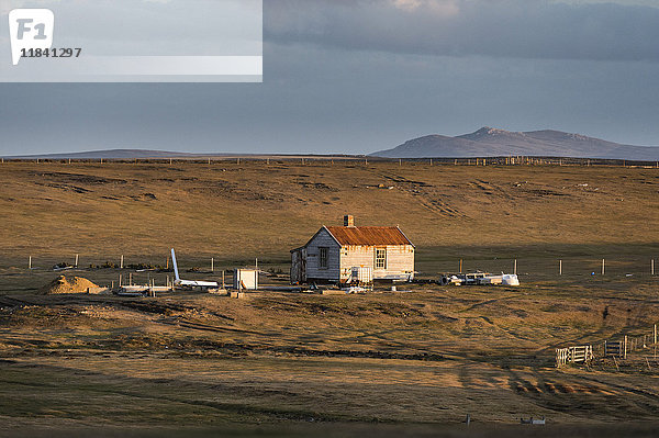 Farmgebäude  Falklandinseln  Südamerika