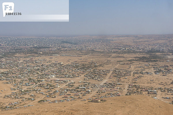 Luftaufnahmen von Hargheisa  Somaliland  Somalia  Afrika