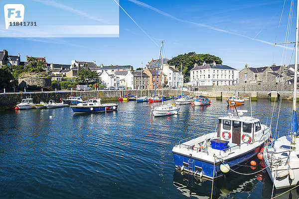 Hafen von Castletown  Isle of Man  Kronabhängigkeit des Vereinigten Königreichs  Europa