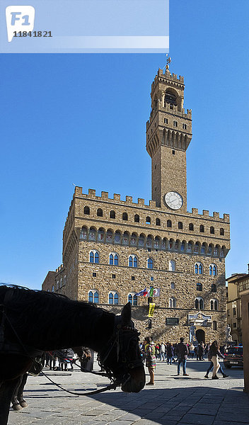 Palazzo Vecchio  Florenz  UNESCO-Weltkulturerbe  Toskana  Florenz  Italien  Europa