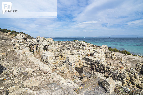 Archäologische Stätte von Tharros  Sardinien  Italien  Mittelmeer  Europa