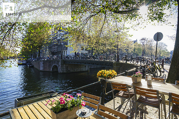 Brouwersgracht-Kanal  Amsterdam  Niederlande  Europa