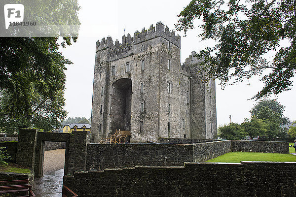 Burg Bunratty  Grafschaft Clare  Munster  Republik Irland  Europa