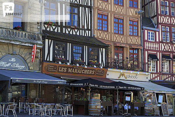 Place du Vieux Marche  Altstadt  Rouen  Normandie  Frankreich  Europa