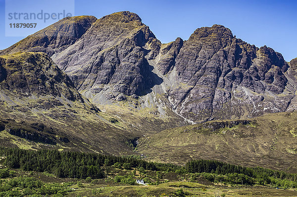 Die Black Cullins Berge; Torrin  Isle of Skye  Schottland'.