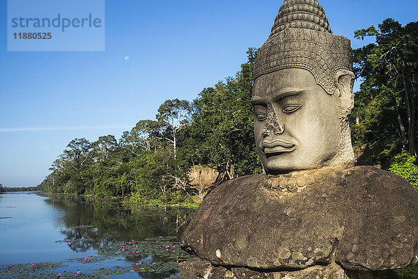 Südtor  Angkor Thom; Krong Siem Reap  Provinz Siem Reap  Kambodscha'.