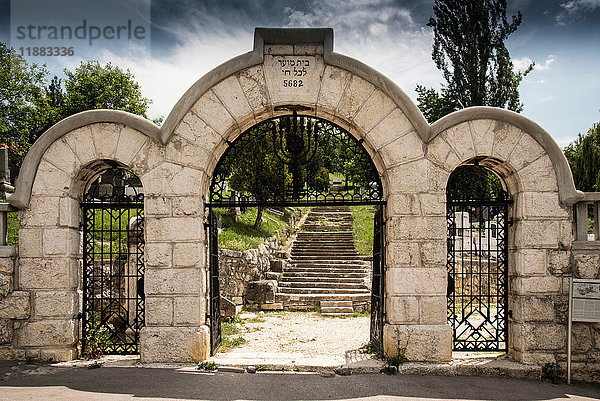 Alter jüdischer Friedhof  Sarajevo  Bosnien und Herzegowina