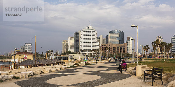 Homat HaYam Promenade; Tel Aviv-Yafo  Bezirk Tel Aviv  Israel