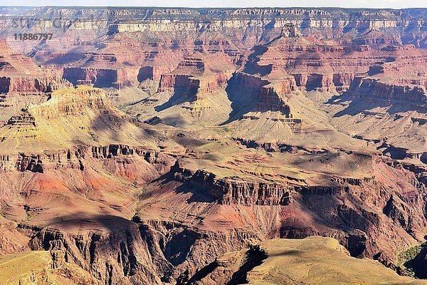 Erodierte Felslandschaft  South Rim  Grand Canyon  Arizona  USA  Nordamerika