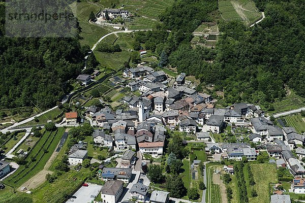Bergdorf Selva  bei Levico  Valsugana-Tal  Trentino  Italien  Europa