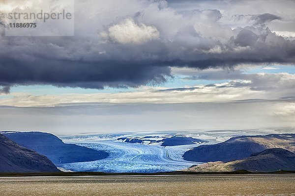 Gletscher Vatnajökull  Höfn  Höfn í Hornafirði  Island  Europa