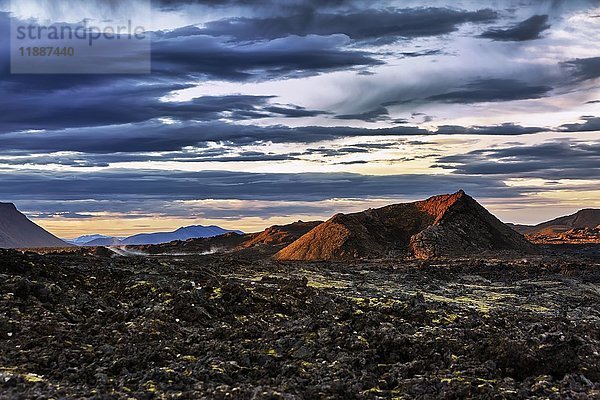 Vulkan Leirhnjúkur  Vulkangebiet Krafla  Reykjahlíð  Mývatni  Insel