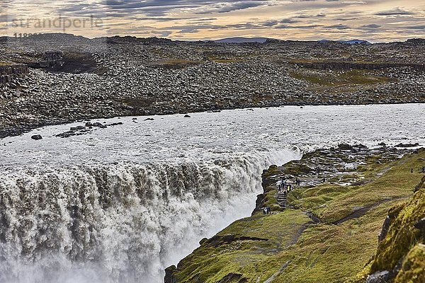 Wasserfall Dettifoss  Vidhirholl  Norðurland Eystra  Insel