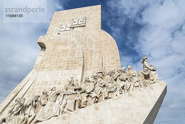 Denkmal für die Entdeckungen  Padrão dos Descobrimentos  Belém  Lissabon  Portugal  Europa