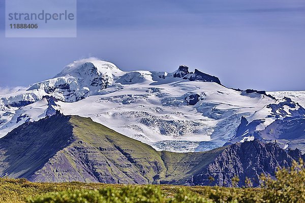 Hvannadalshnúkur  Öræfajökull-Massiv  Gletscher Vatnajökull  Skaftafell  Austurland  Insel