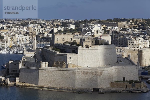 Fort St. Angelo  Vitgateiosa  Birgu  Die drei Städte  Malta  Europa