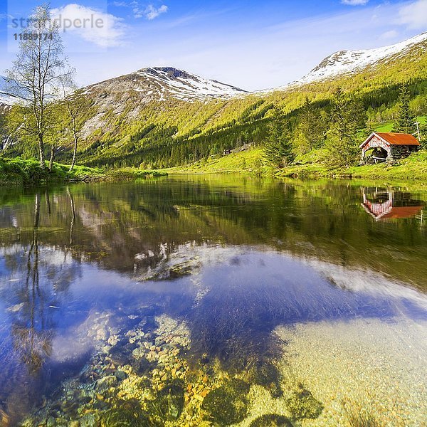 Dalevatnet-See  Sogn og Fjordane  Norwegen  Europa