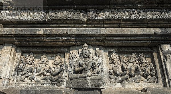 Relief am Prambanan-Tempel  Kecamatan Prambanan  Daerah Istimewa Yogyakarta  Java Tengah  Java  Indonesien  Asien