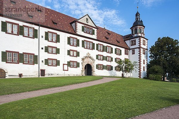Schloss Wilhelmsburg  Renaissancebau mit evangelischer Schlosskirche  Ort der Reformation  Schmalkalden  Thüringen  Deutschland  Europa