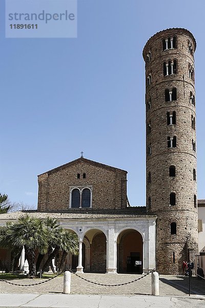 Basilikakirche  Sant'Apollinare Nuovo  Ravenna  Emilia-Romagna  Italien  Europa