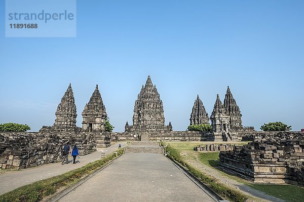 Prambanan Hindu-Tempel  Stupas  Daerah Istimewa Yogyakarta  Java  Indonesien  Asien