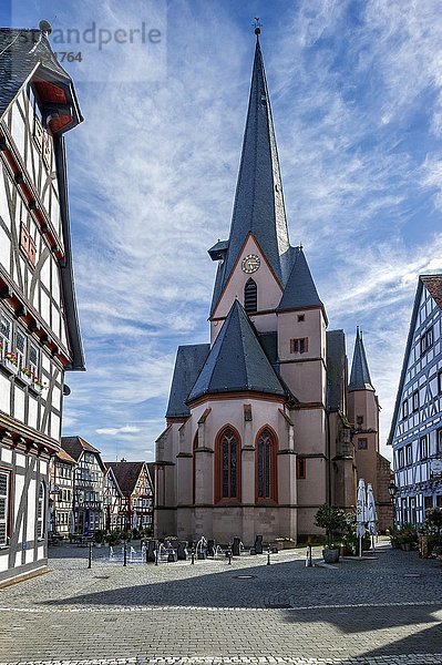 Gotische Kirche Liebfrauenkirche  Schotten  Hessen  Deutschland  Europa