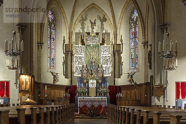 Preimskirche  Pfarrkirche Heilige Primus und Felizian  Innenansicht  Bad Gastein  Bundesland Salzburg  Österreich  Europa