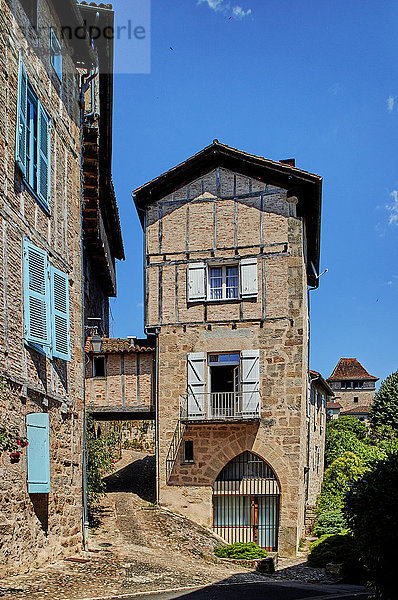 Frankreich  Lot  Figeac  die Stadt am Fluss Cele