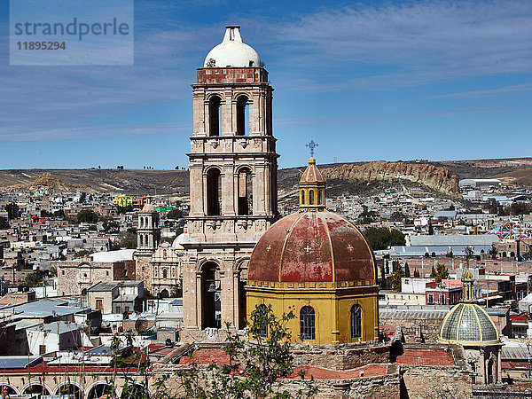 Amerika  Mexiko  Zacatecas  Sombrerete Stadt Kirche von San Francisco
