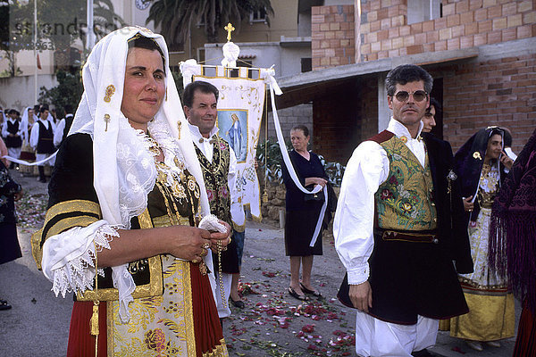 Fest des Heiligen Geistes  Domus de Maria  Sardinien  Italien
