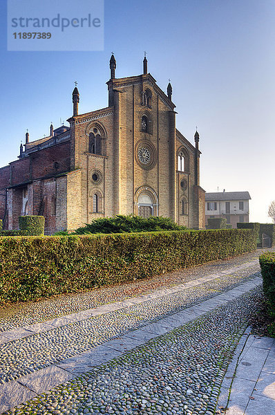 Italien  Lombardei  Lodi Vecchio  Basilika San Bassiano