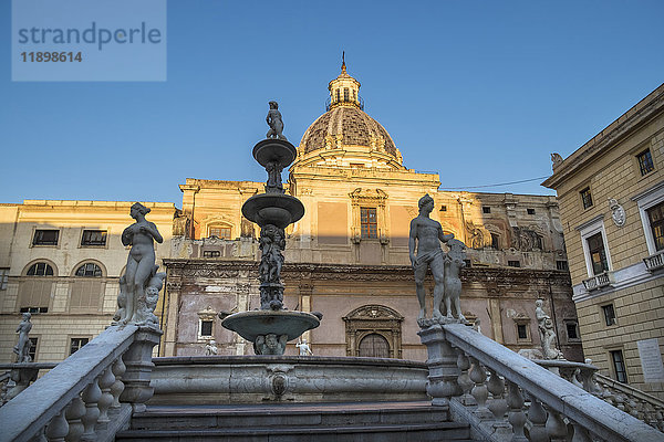 Italien  Sizilien  Palermo  Pretoria-Platz  Kirche San Giuseppe