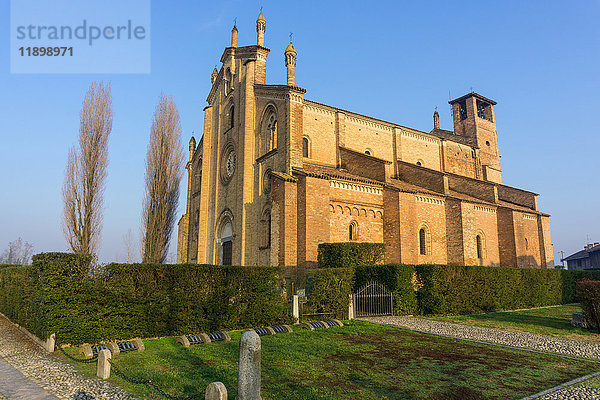 Italien  Lombardei  Lodi Vecchio  Basilika San Bassiano