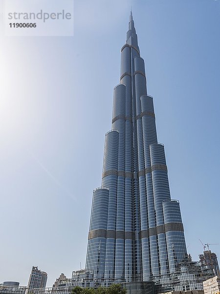 Burj Khalifa  Dubai  Emirat Dubai  Vereinigte Arabische Emirate  Asien