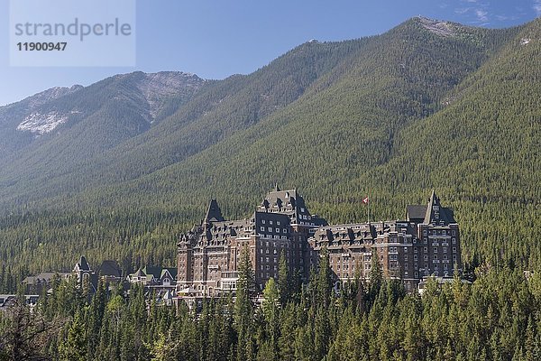 Fairmont Banff Springs Hotel  Banff  Alberta  Kanada  Nordamerika