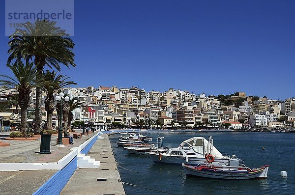 Hafen Sitia Regionalbezirk Lasithi  Ostkreta  Griechenland  Europa