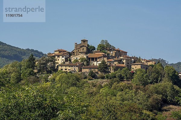 Ternand  Dorf Pierres Dorées  Beaujolais  Rhone  Region Auvergne-Rhône-Alpes  Frankreich  Europa