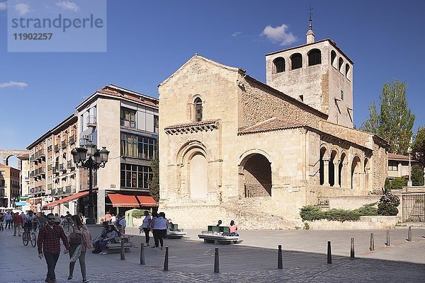Kirche Igelsia de San Clemente  Segovia  Kastilien und Leon  Spanien  Europa
