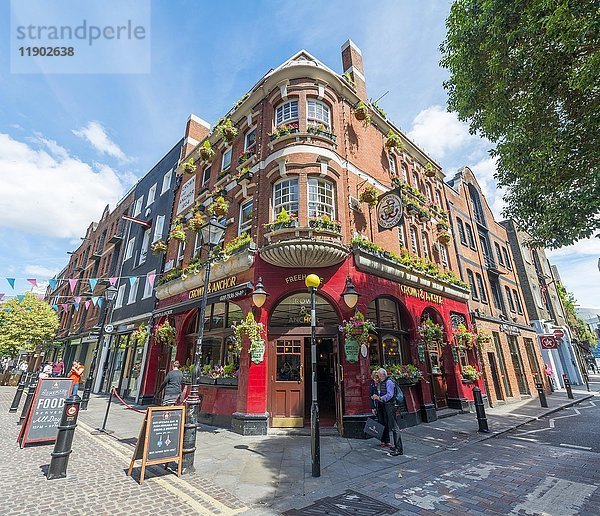 Crown and Anchor  Englischer Pub  Restaurant  Bar  London  England  Vereinigtes Königreich  Europa