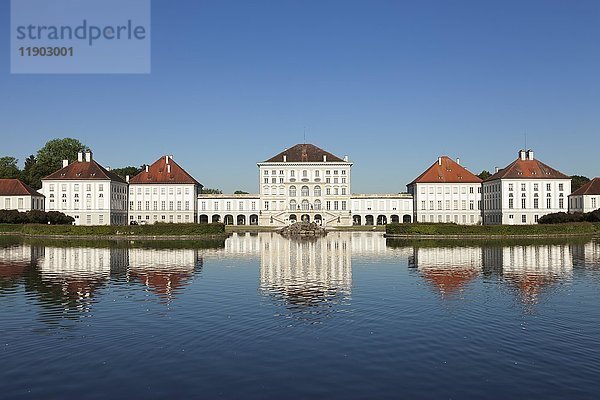 Schloss Nymphenburg  München  Oberbayern  Deutschland  Europa