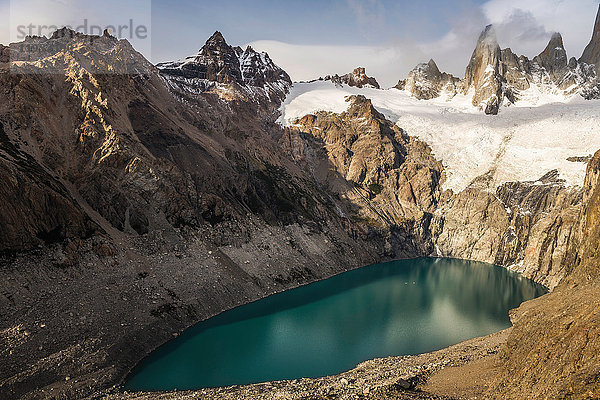 Laguna Sucia und Fitz Roy-Gebirge im Los Glaciares-Nationalpark  Patagonien  Argentinien