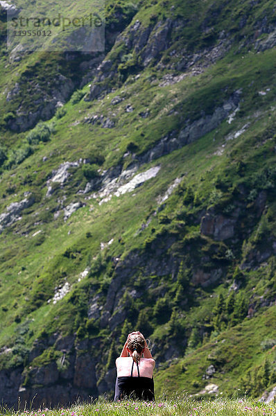 Französische Alpen. Mont-Blanc-Massiv. Frankreich.