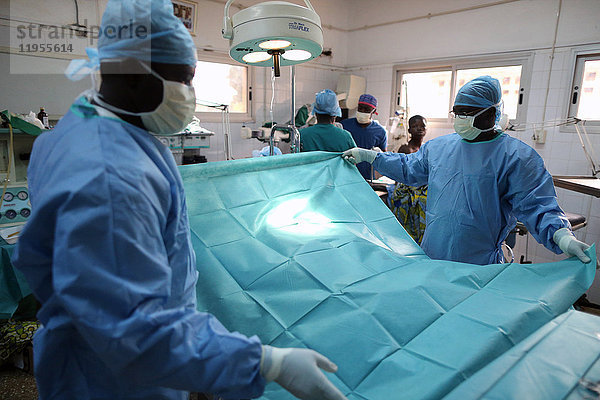 Afrika. Krankenhaus von Sotouboua. Operationssaal. Togo.