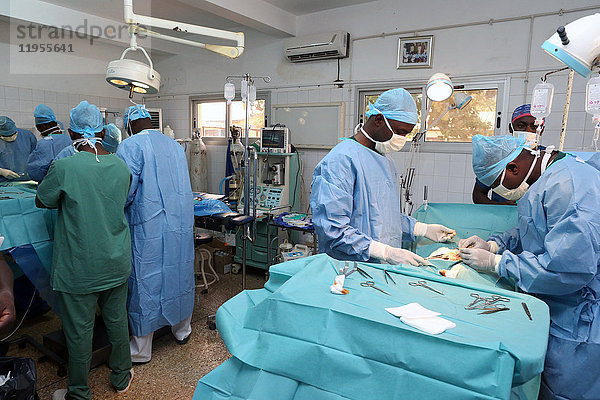 Afrika. Krankenhaus von Sotouboua. Operationssaal. Togo.