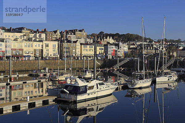 Albert Marina  St. Peter Port  Guernsey  Kanalinseln  Vereinigtes Königreich  Europa