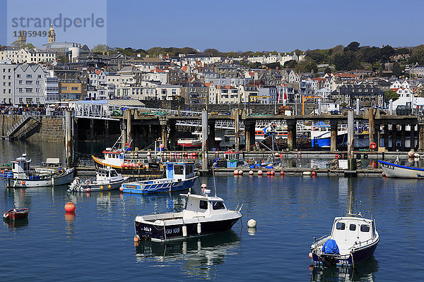 Albert Marina  St. Peter Port  Guernsey  Kanalinseln  Vereinigtes Königreich  Europa