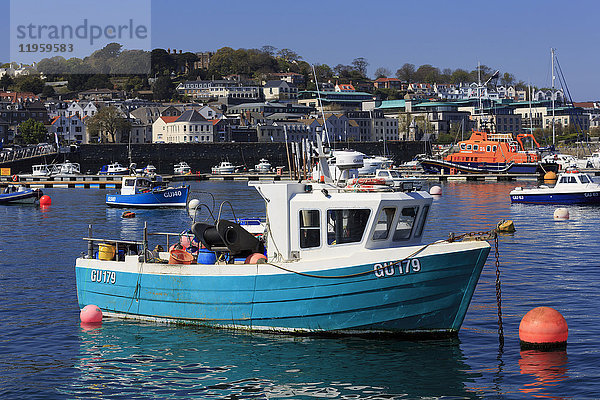 St. Peter Port  Guernsey  Kanalinseln  Vereinigtes Königreich  Europa