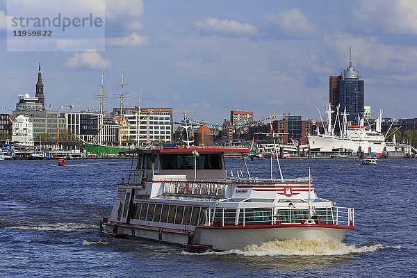 Fähre  Elbe  Hamburg  Deutschland  Europa