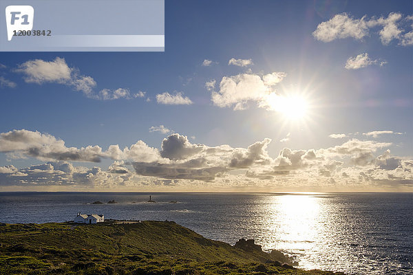 Großbritannien  England  Cornwall  Land's End  Longships Leuchtturm