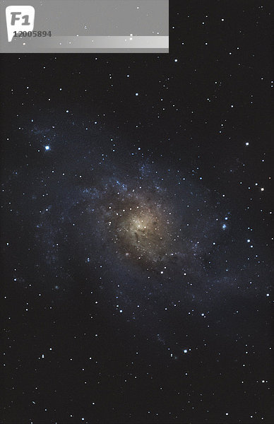 Astrofotografie der M33 Spiralgalaxie
